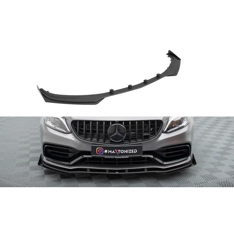 Achetez Aujourd’hui STREET PRO LAME DU PARE-CHOCS AVANT+ FLAPS MERCEDES-AMG C63 SEDAN - ESTATE W205 FACELIFT - MAXTONDESIGN
