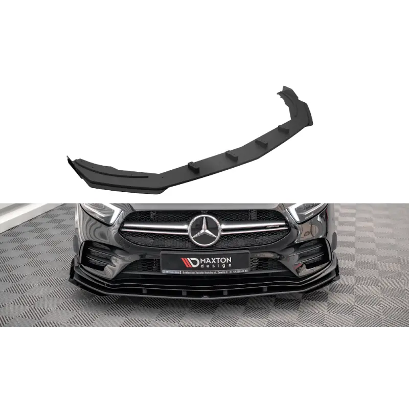 STREET PRO LAME DU PARE-CHOCS AVANT+ FLAPS MERCEDES A35 AMG - AMG-LINE AERO PACK W177- MAXTONDESIGN Populaire