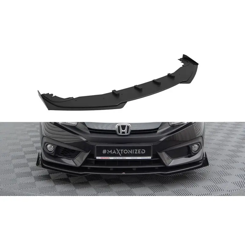 Meilleur Prix STREET PRO LAME DU PARE-CHOCS AVANT+ FLAPS HONDA CIVIC MK10 - MAXTONDESIGN