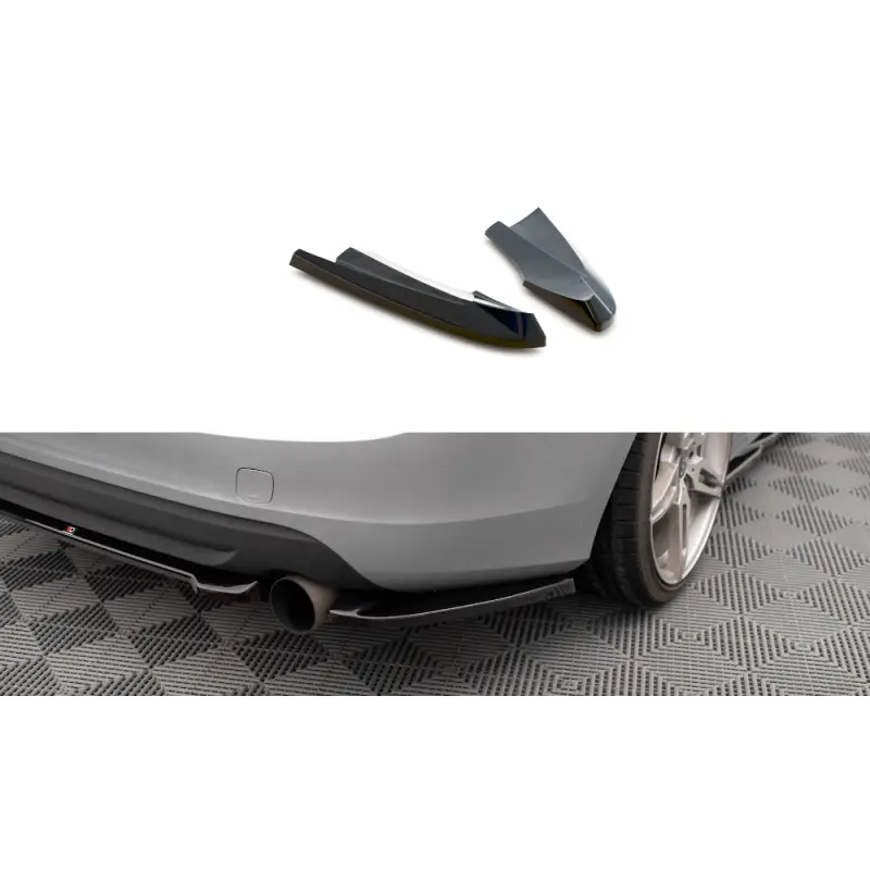 Seulement Aujourd’hui LAMES DE PARE-CHOCS ARRIÈRE LATÉRALES VOLVO S60 R-DESIGN MK2 - MAXTONDESIGN - FINITION NOIR BRILLANT