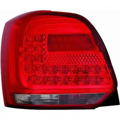 Seulement Aujourd’hui SET 2 FEUX ARRIERES DESIGN ROUGE FONCE À LED POUR TOUTES VW POLO 6R (09-14)