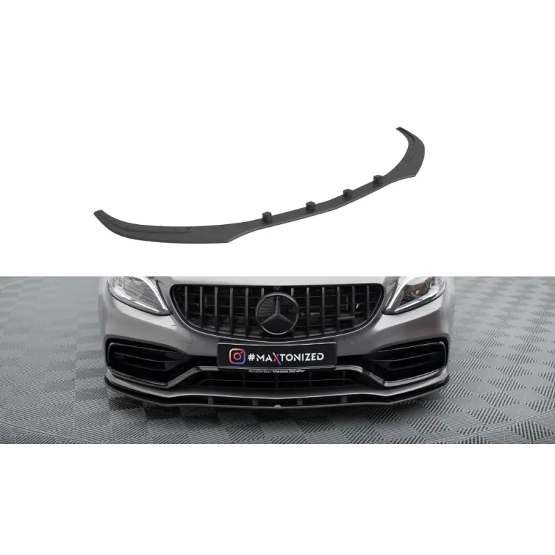 STREET PRO LAME DU PARE-CHOCS AVANT MERCEDES-AMG C63 SEDAN - ESTATE W205 FACELIFT - MAXTONDESIGN Super Prix