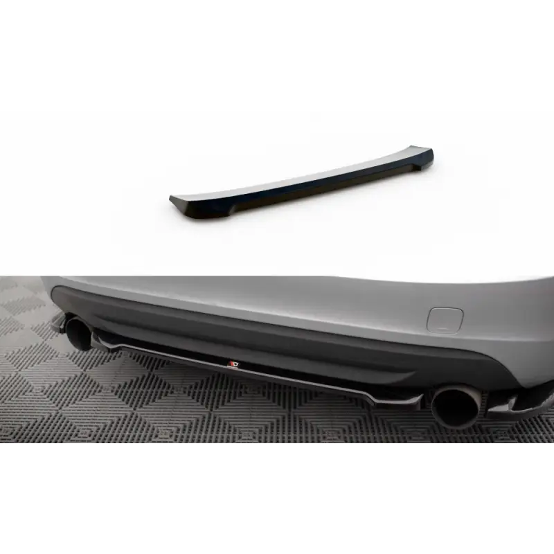 CENTRAL ARRIERE SPLITTER VOLVO S60 R-DESIGN MK2 - MAXTONDESIGN - FINITION NOIR BRILLANT Livraison Express