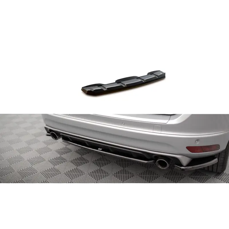 Nouveauté CENTRAL ARRIERE SPLITTER VOLVO XC60 R-DESIGN MK1 FACELIFT - MAXTONDESIGN - FINITION NOIR BRILLANT