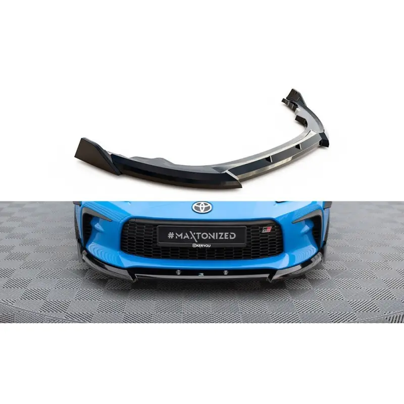 Livraison Express LAME DU PARE-CHOCS AVANT V.3 TOYOTA GR86 MK1 - MAXTONDESIGN - FINITION: NOIR BRILLANT