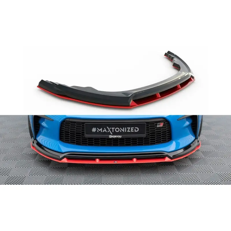 Remise LAME DU PARE-CHOCS AVANT V.2 TOYOTA GR86 MK1 - MAXTONDESIGN - FINITION: NOIR BRILLANT