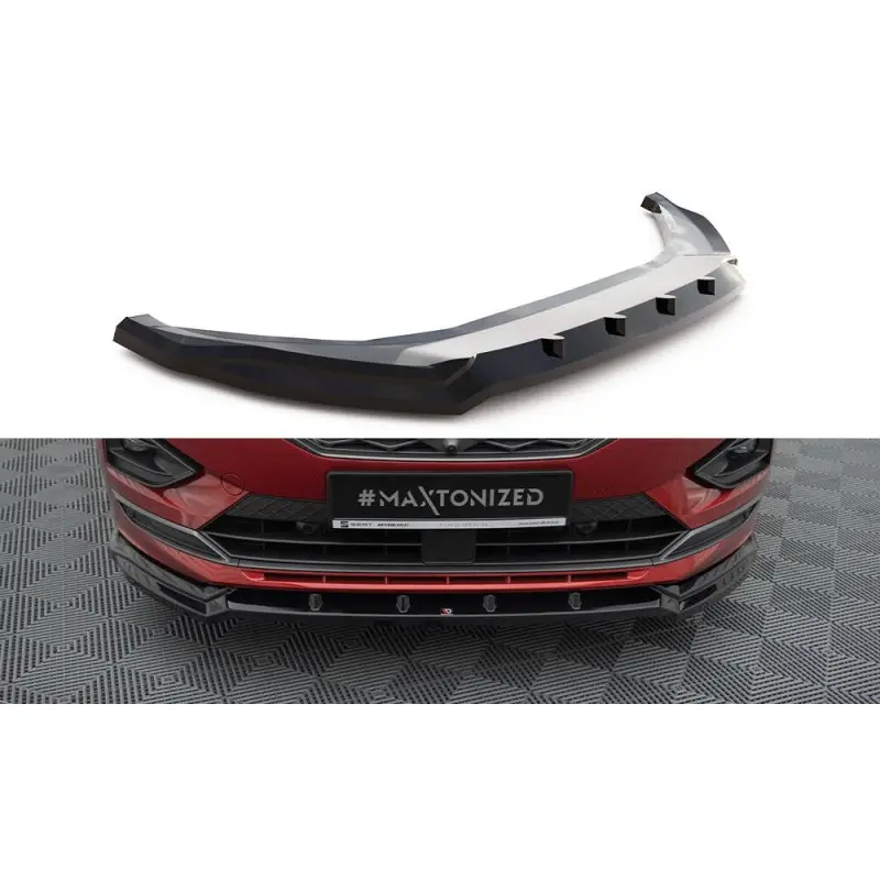 Produit De Marque LAME DU PARE-CHOCS AVANT V.2 SEAT TARRACO FR MK1 - MAXTONDESIGN - FINITION: NOIR BRILLANT