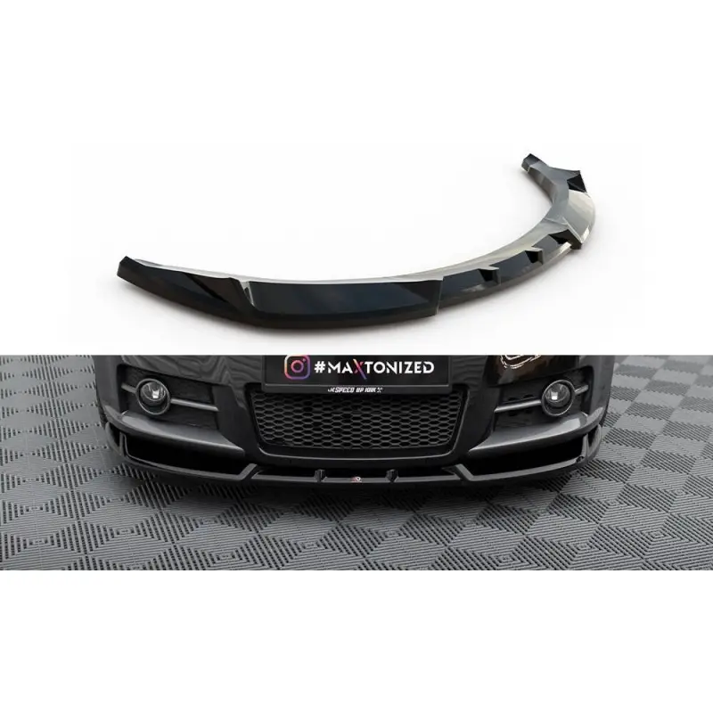 LAME DU PARE-CHOCS AVANT SUZUKI SWIFT SPORT MK4 - MAXTONDESIGN - FINITION: NOIR BRILLANT Usine Directe