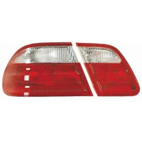 Promotion Saisonnière SET DE FEUX ARRIERE DESIGN MERCEDES CLASSE E W210 BERLINE (95-02) - ROUGE/BLANC