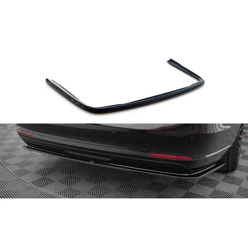Certifié CENTRAL ARRIERE SPLITTER V.2 MERCEDES-BENZ S W222 - MAXTONDESIGN - FINITION: NOIR BRILLANT