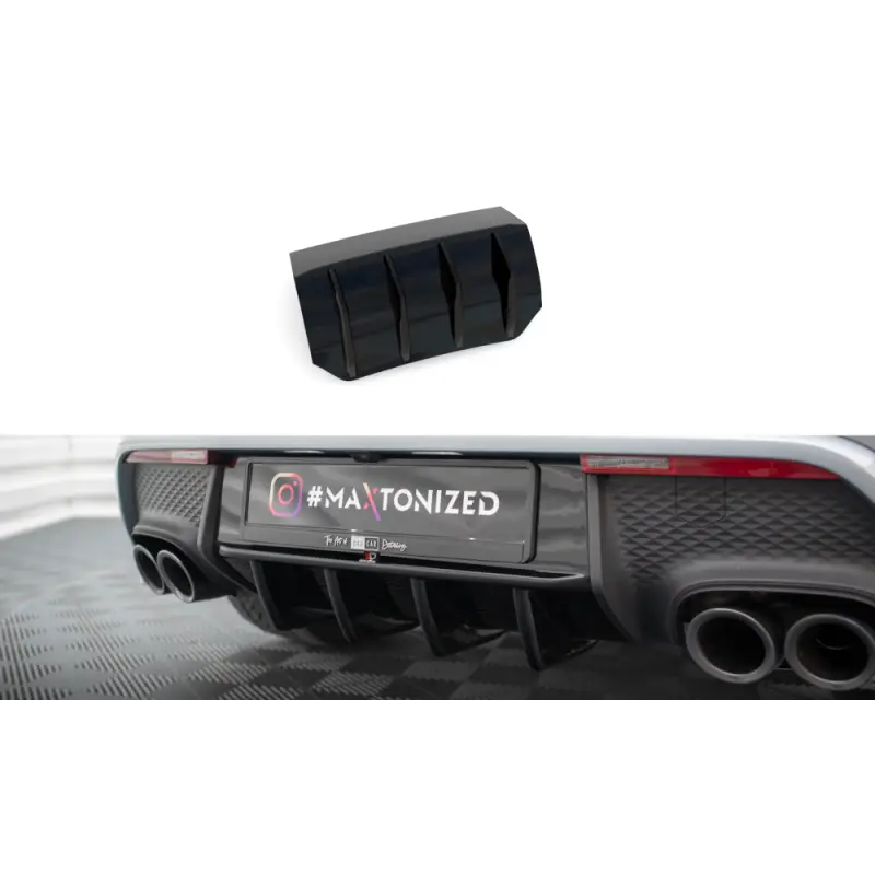 Promotion DIFFUSEUR ARRIÈRE COMPLET PORSCHE MACAN MK1 FACELIFT 2 - MAXTONDESIGN - FINITION NOIR BRILLANT