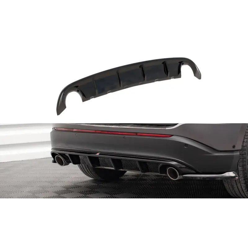 Vente Flash DIFFUSEUR ARRIÈRE COMPLET FORD EDGE MK2 - MAXTONDESIGN - FINITION NOIR BRILLANT
