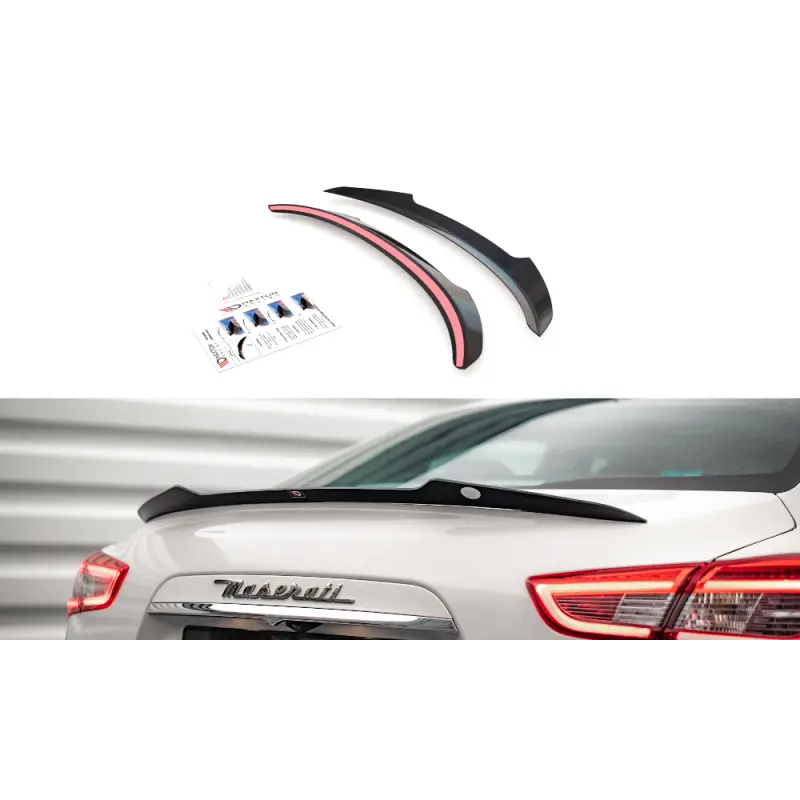 SPOILER CAP MASERATI GHIBLI MK3 - MAXTON DESIGN - FINITION NOIR BRILLANT Marque
