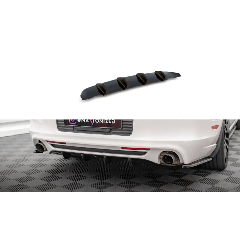 DIFFUSEUR ARRIÈRE COMPLET FORD MUSTANG MK5 FACELIFT - MAXTONDESIGN - FINITION NOIR BRILLANT Solde