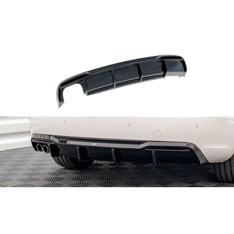 DIFFUSEUR ARRIÈRE COMPLET AUDI A5 COUPE 8T FACELIFT- SANS S-LINE - MAXTONDESIGN - FINITION NOIR BRILLANT Jusqu’à Épuisement Des Stocks
