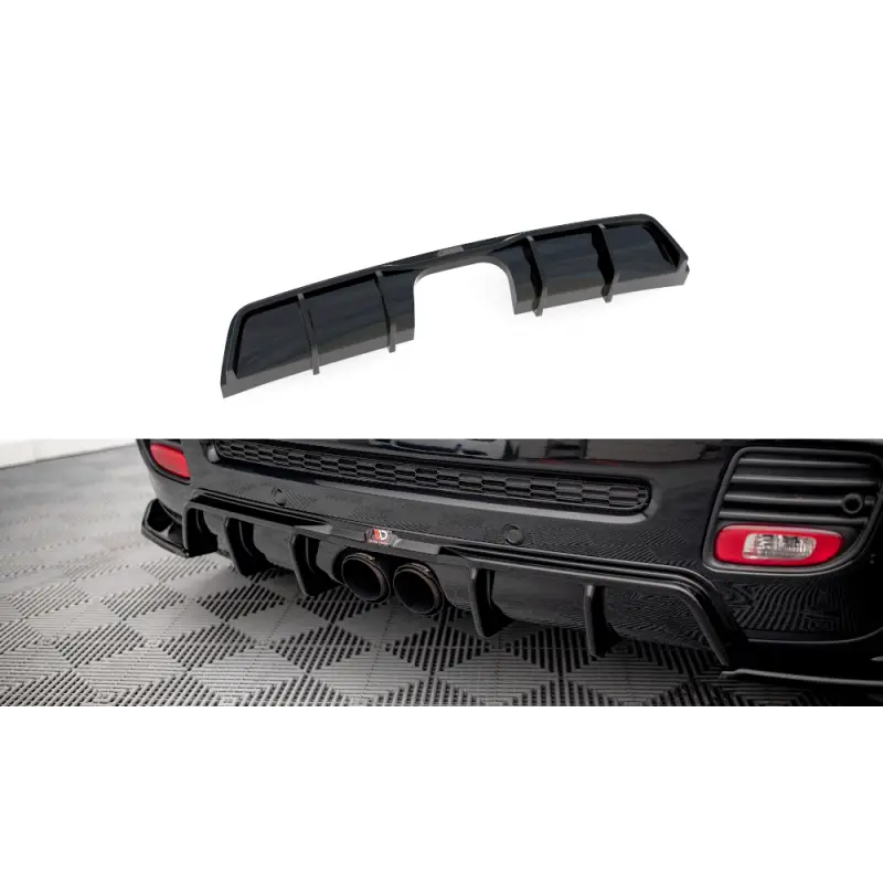 DIFFUSEUR ARRIÈRE COMPLET MINI COOPER JOHN COOPER WORKS R56 - MAXTONDESIGN - FINITION NOIR BRILLANT Commander Maintenant