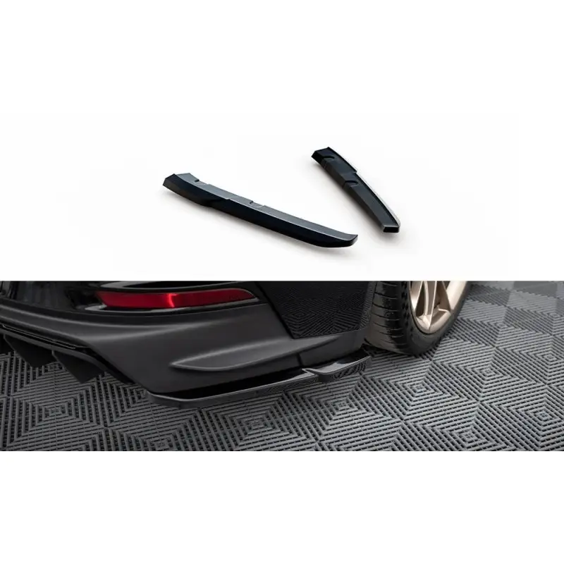 LAMES DE PARE-CHOCS ARRIERE LATERALES PORSCHE 911 992 GT3 - MAXTONDESIGN - FINITION: NOIR BRILLANT Dernier Modèle