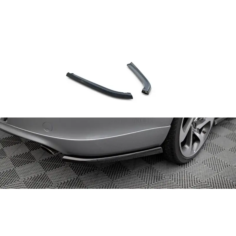 Retour Gratuit LAMES DE PARE-CHOCS ARRIERE LATERALES OPEL INSIGNIA OPC-LINE MK1 - MAXTONDESIGN - FINITION: NOIR BRILLANT