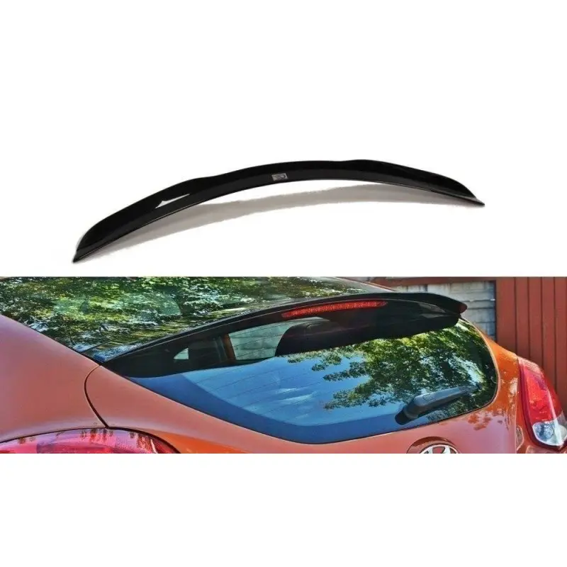 Certifié SPOILER CAP HYUNDAI VELOSTER - MAXTON DESIGN - FINITION NOIR BRILLANT