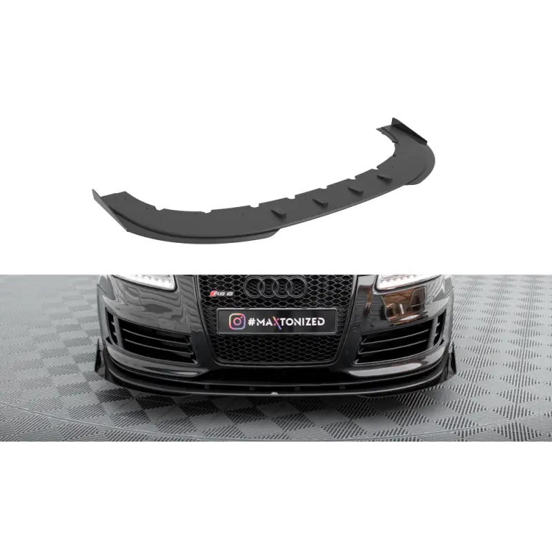 Dernière Chance STREET PRO LAME DU PARE-CHOCS AVANT+ FLAPS AUDI RS6 AVANT C6 - MAXTONDESIGN