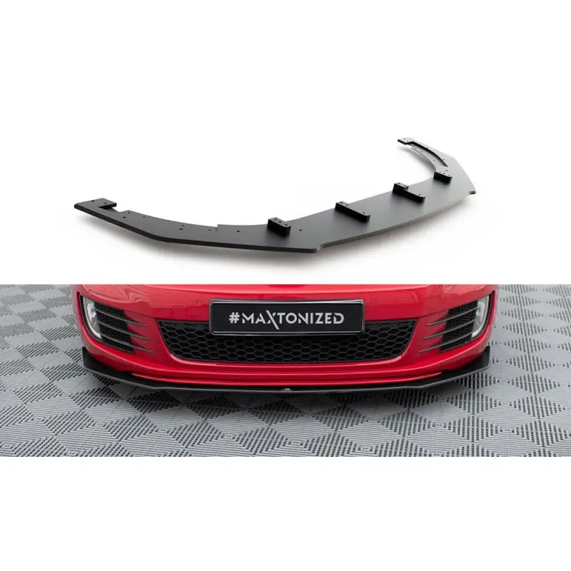 SPORT DURABILITE LAME DU PARE-CHOCS AVANT - SPLITTER V.3 VOLKSWAGEN GOLF GTI MK6 - MAXTONDESIGN Achat Immédiat