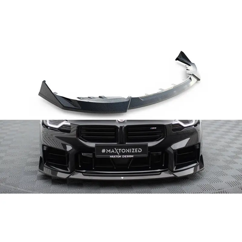 Prix Choc LAME DU PARE-CHOCS AVANT EN FIBRE DE CARBON BMW M2 G87 - MAXTONDESIGN