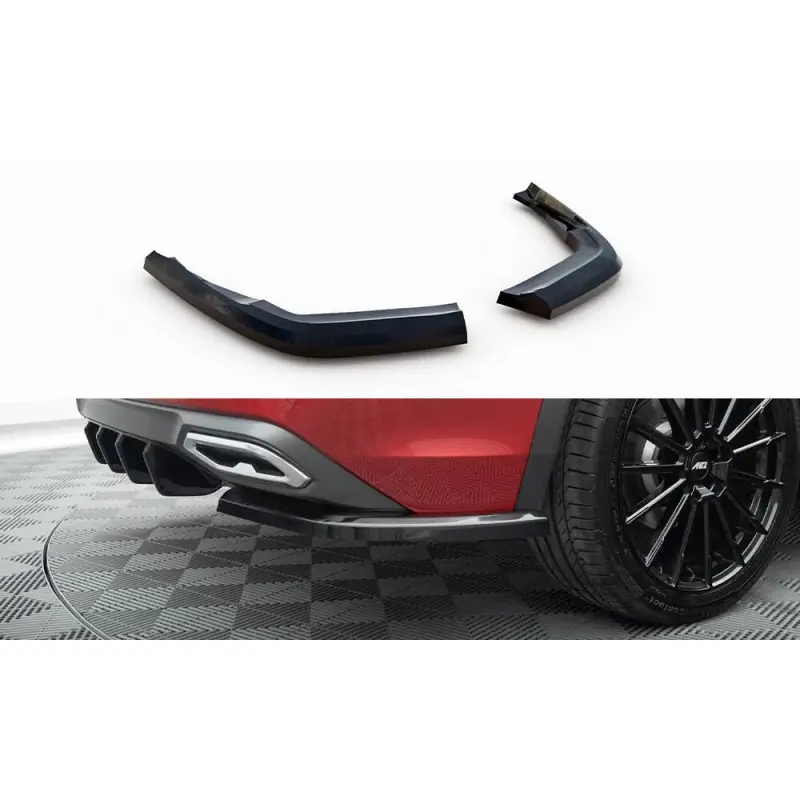 Remise LAMES DE PARE-CHOCS ARRIERE LATERALES SEAT TARRACO FR MK1 - MAXTONDESIGN - FINITION: NOIR BRILLANT