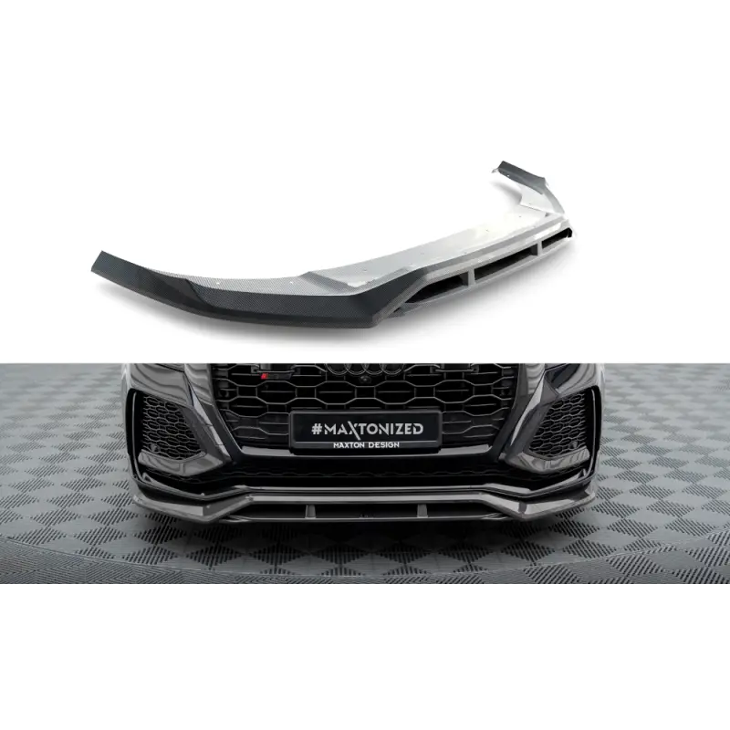 Must-Have LAME DU PARE-CHOCS AVANT EN FIBRE DE CARBON AUDI RSQ8 MK1 - MAXTONDESIGN