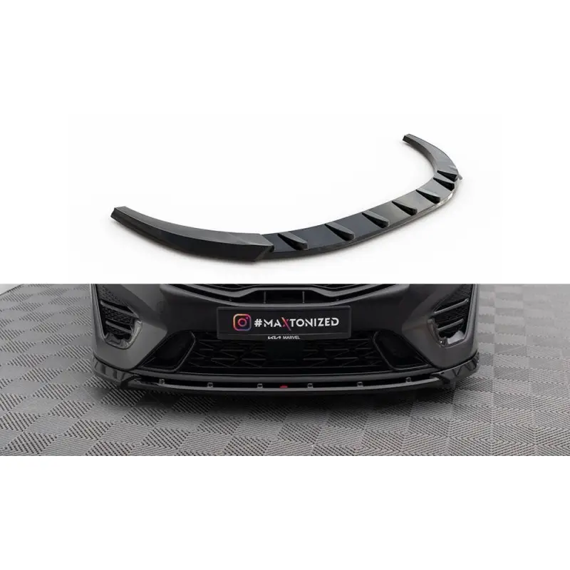 LAME DU PARE-CHOCS AVANT V.2 KIA PROCEED / CEED GT MK1 FACELIFT / MK3 FACELIFT - MAXTONDESIGN - FINITION NOIR BRILLANT Offre Limitée