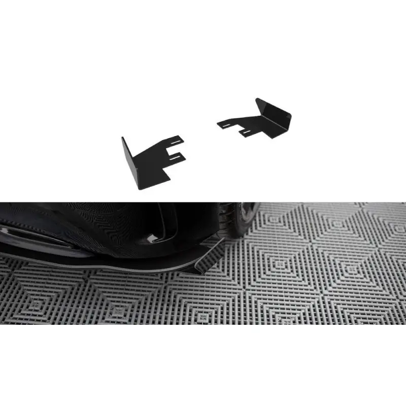Offre Exclusive REAR SIDE FLAPS MERCEDES-BENZ A AMG-LINE W176 FACELIFT - MAXTONDESIGN - FINITION: NOIR BRILLANT
