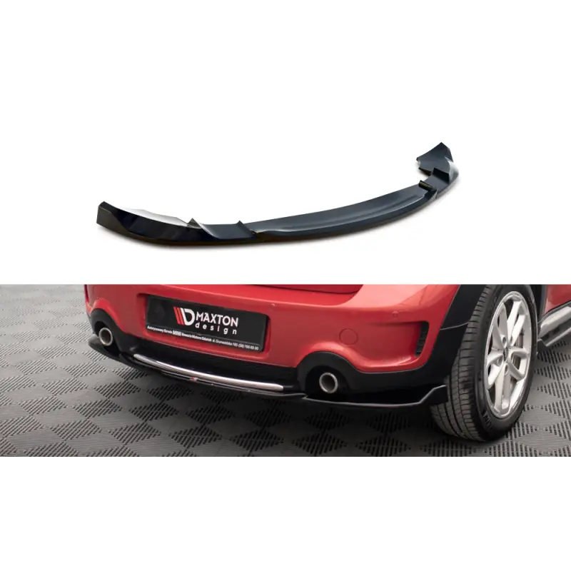 CENTRAL ARRIERE SPLITTER MINI COOPER COUNTRYMAN R60 FACELIFT - MAXTONDESIGN - FINITION: NOIR BRILLANT Prix Promo