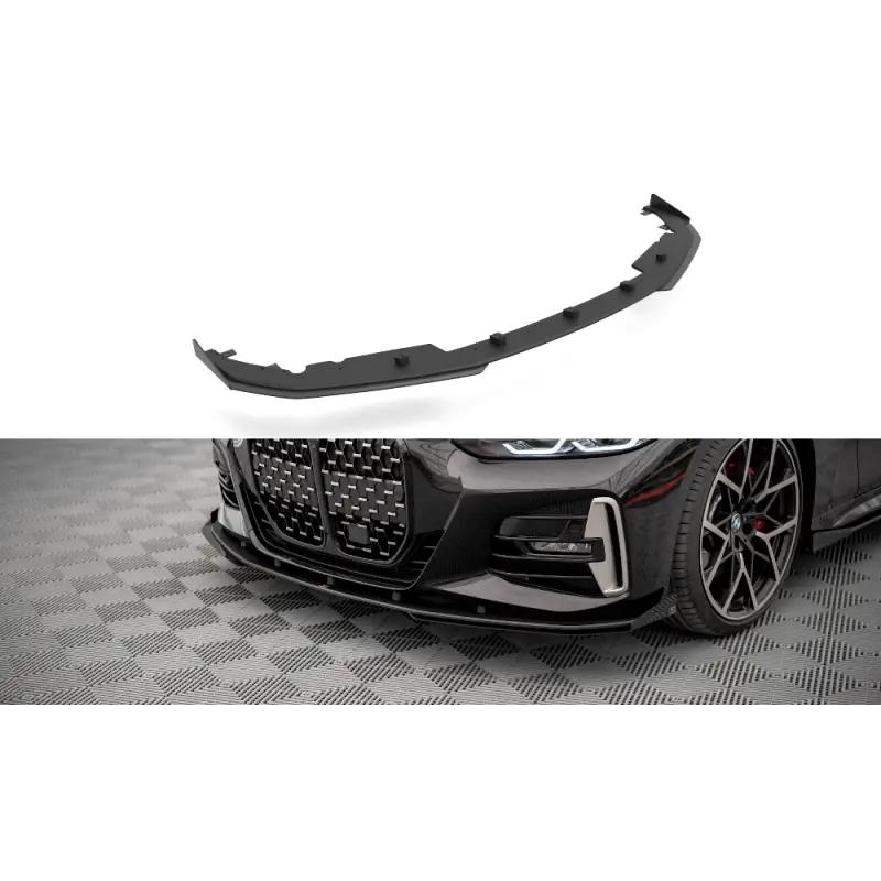 STREET PRO LAME DU PARE-CHOCS AVANT + FLAPS BMW 4 M-PACK G22-G23(21-25) PACK M - MAXTON DESIGN Quantité Limitée