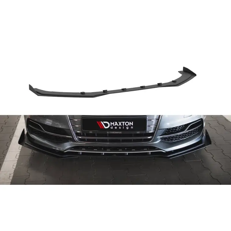 STREET PRO LAME DU PARE-CHOCS AVANT+ FLAPS AUDI S3 / A3 S-LINE SEDAN 8V - MAXTONDESIGN Solde