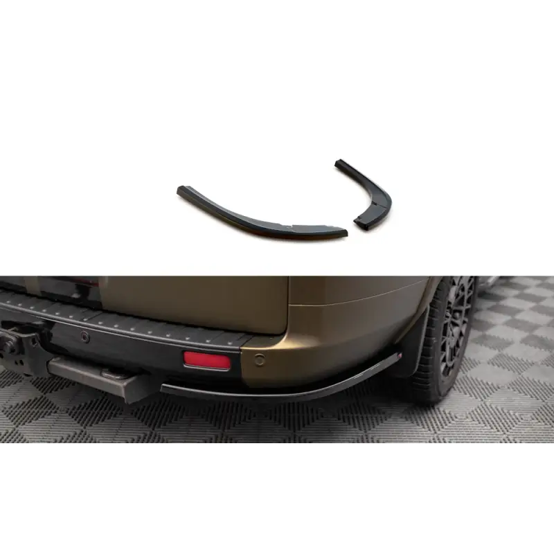 Prix Promo LAMES DE PARE-CHOCS ARRIERE LATERALES FORD TOURNEO CUSTOM MK1 FACELIFT - MAXTONDESIGN - FINITION: NOIR BRILLANT