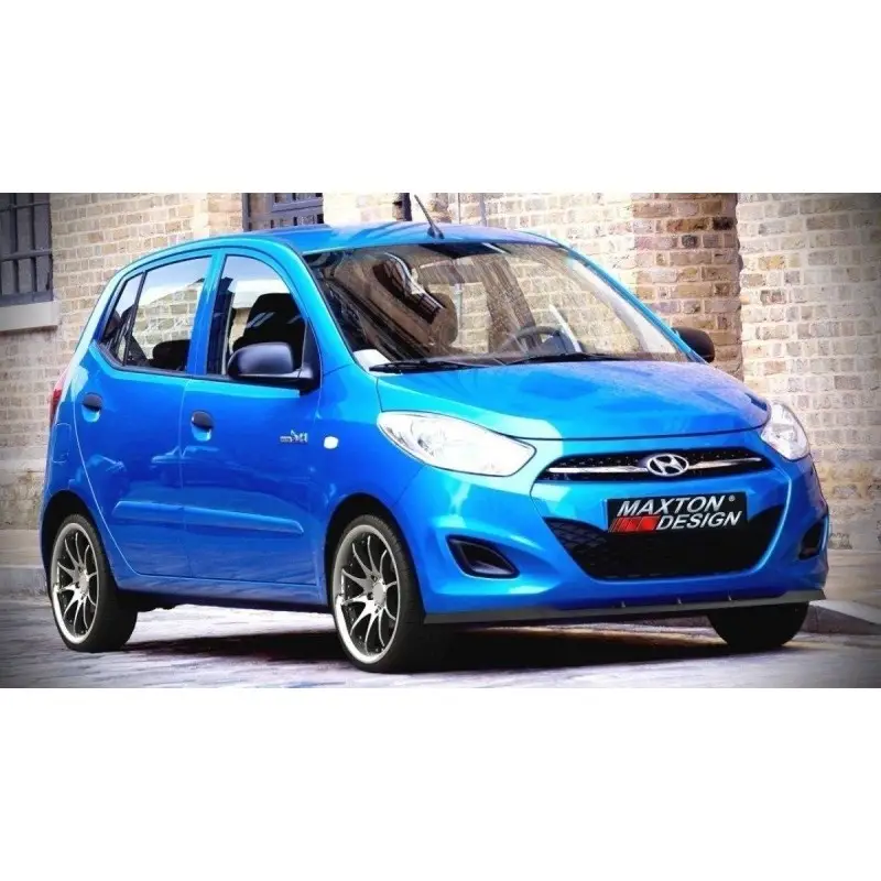 Réduction LAME DU PARE-CHOCS AVANT HYUNDAI I10 MK1 APRES FACELIFT (2010-2013) - MAXTON DESIGN - FINITION NOIR BRILLANT