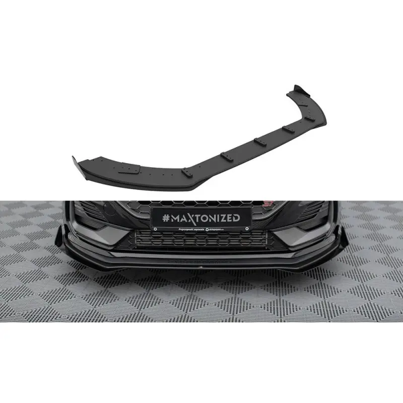 STREET PRO LAME DU PARE-CHOCS AVANT+ FLAPS FORD FIESTA ST MK8 FACELIFT - MAXTONDESIGN Livraison Gratuite