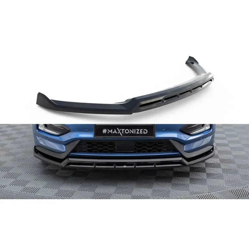 Soldes LAME DU PARE-CHOCS AVANT FORD EDGE ST MK2- MAXTONDESIGN - FINITION NOIR BRILLANT
