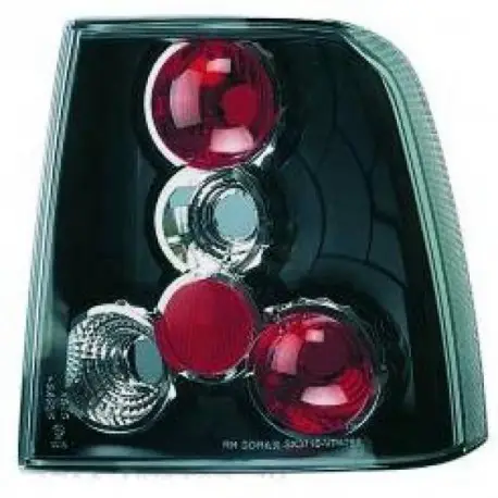 Prix Bas SET 2 FEUX ARRIERES DESIGN FOND NOIR - TRANSPARENT VW PASSAT 3B BERLINE (96-00)