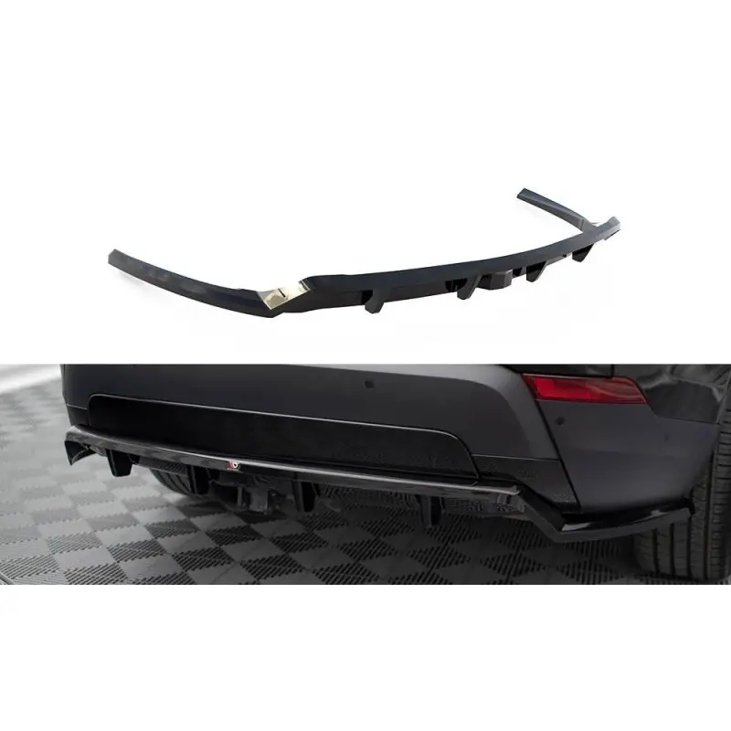 CENTRAL ARRIERE SPLITTER (AVEC UNE BARRE VERTICALE) LAND ROVER DISCOVERY HSE MK5 - MAXTONDESIGN - FINITION: NOIR BRILLANT Dernière Chance