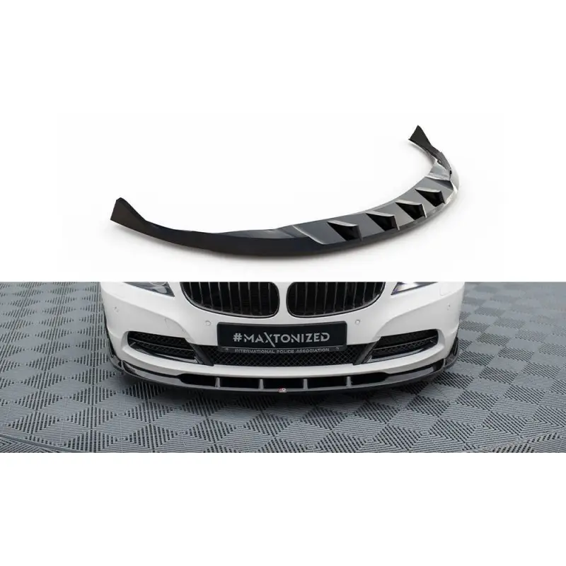 Pas Cher LAME DU PARE-CHOCS AVANT V.1 BMW Z4 E89 - MAXTONDESIGN - FINITION NOIR BRILLANT