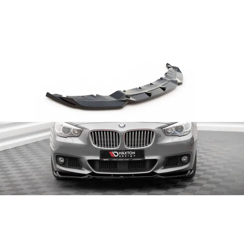 LAME DU PARE-CHOCS AVANT BMW 5 GT M-PACK F07 - MAXTONDESIGN - FINITION NOIR BRILLANT Quantité Limitée