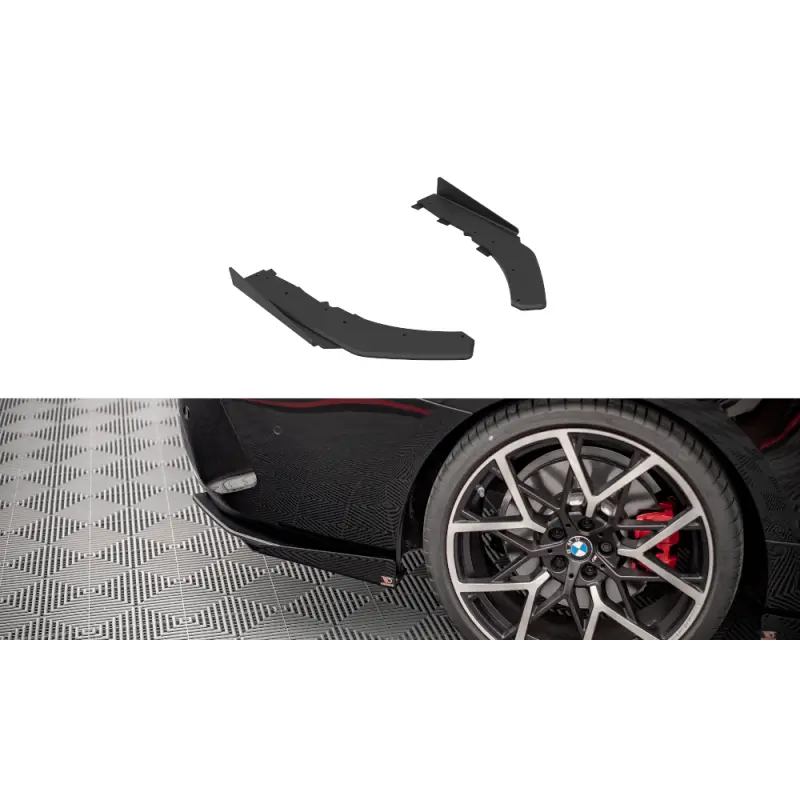 STREET PRO LAME DU PARE CHOCS ARRIERE + FLAPS BMW 4 M-PACK G22-G23(21-22) PACK M - MAXTON DESIGN Usine Directe