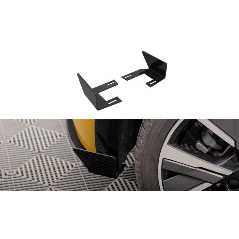 REAR SIDE FLAPS PEUGEOT 208 GT MK2 - MAXTONDESIGN - FINITION: NOIR BRILLANT Jusqu’à Épuisement Des Stocks