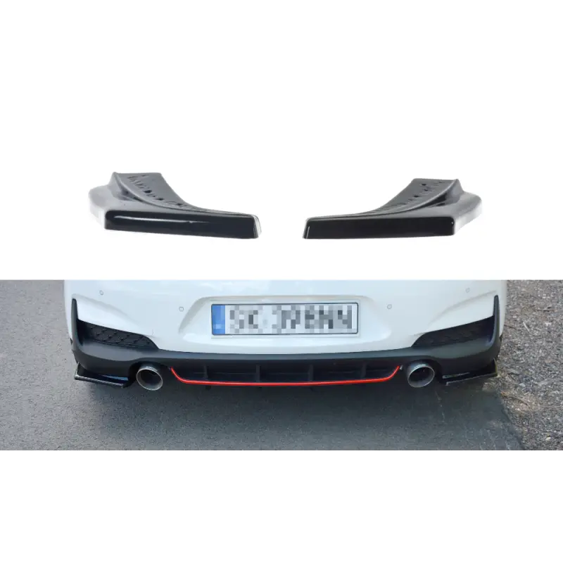 Nouveauté LAME DU PARE-CHOCS ARRIERE HYUNDAI I30 MK3 N- MAXTON DESIGN - FINITION NOIR BRILLANT