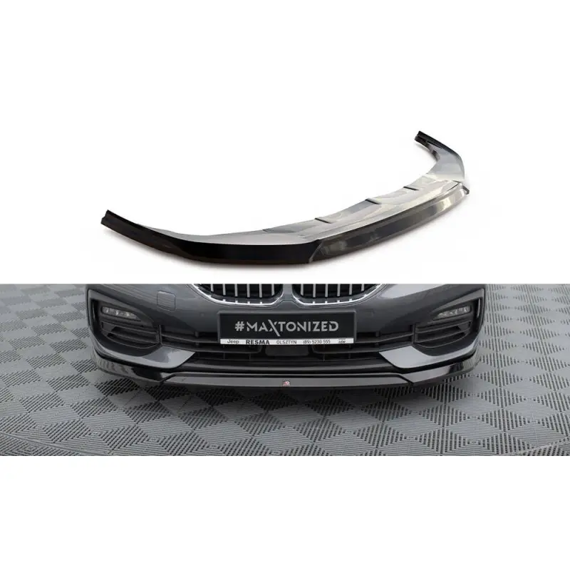Bon Plan LAME DU PARE-CHOCS AVANT V.2 BMW 1 F40 - MAXTONDESIGN - FINITION NOIR BRILLANT