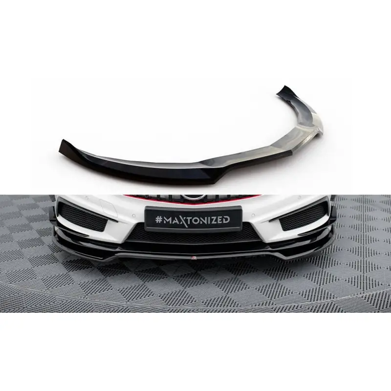 Achetez Aujourd’hui LAME DU PARE-CHOCS AVANT V.4 MERCEDES-BENZ A45 AMG W176 - MAXTONDESIGN - FINITION NOIR BRILLANT