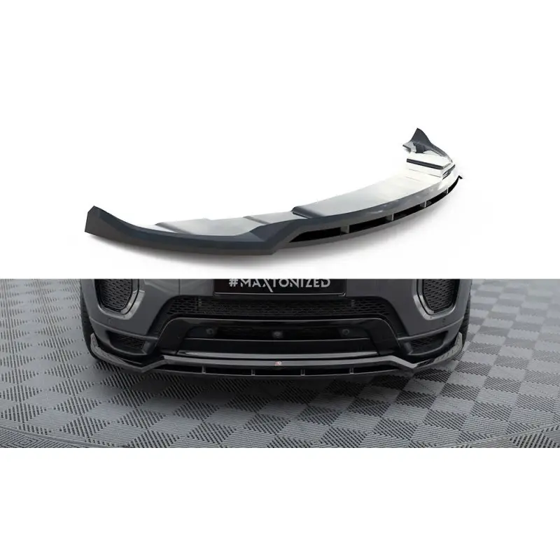 Commander Vite LAME DU PARE-CHOCS AVANT LAND ROVER RANGE ROVER EVOQUE MK1 FACELIFT - MAXTONDESIGN - FINITION NOIR BRILLANT