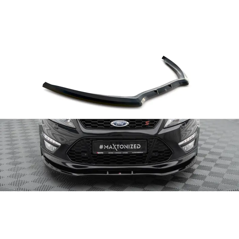 Commander Vite LAME DU PARE-CHOCS AVANT V.1 FORD MONDEO ST-LINE MK4 FACELIFT - MAXTONDESIGN - FINITION: NOIR BRILLANT
