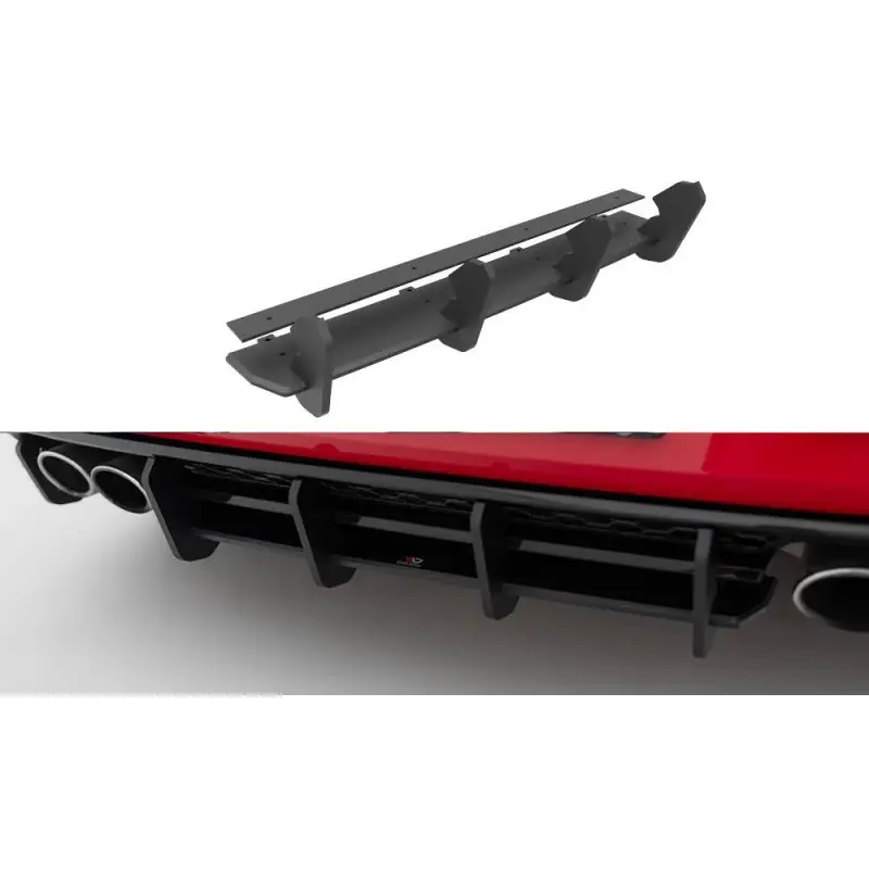 SPORT DURABILITÉ CENTRAL DIFFUSEUR ARRIERE VW GOLF 7 R FACELIFT- MAXTON DESIGN Prix Réduit