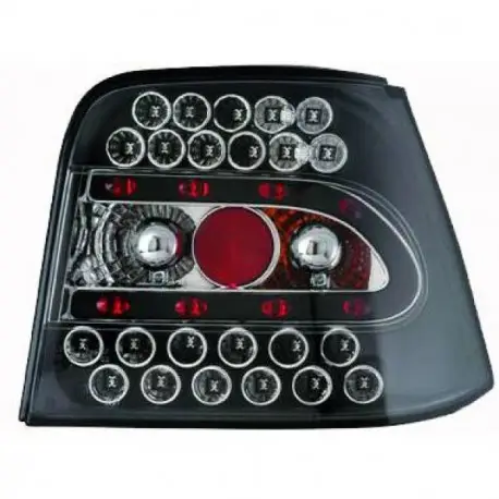 Haute Qualité SET 2 FEUX ARRIERES DESIGN NOIR À LED VW GOLF 4 - IV (97-03)